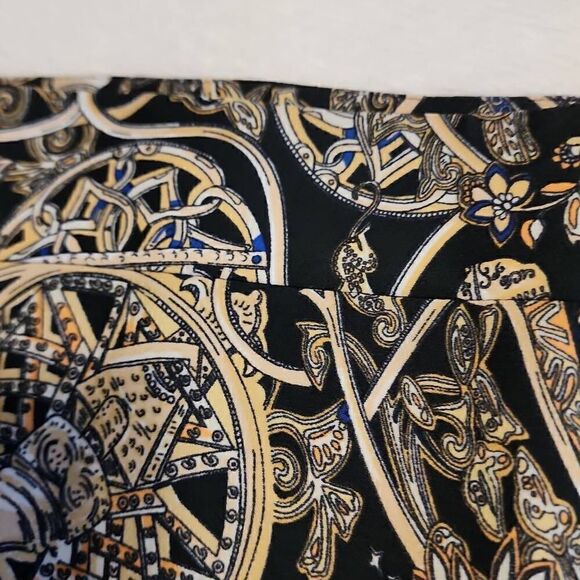 H&M Women's Size 14 NWT High Waisted Paisley Print Wide Leg Pants - Picture 5 of 11